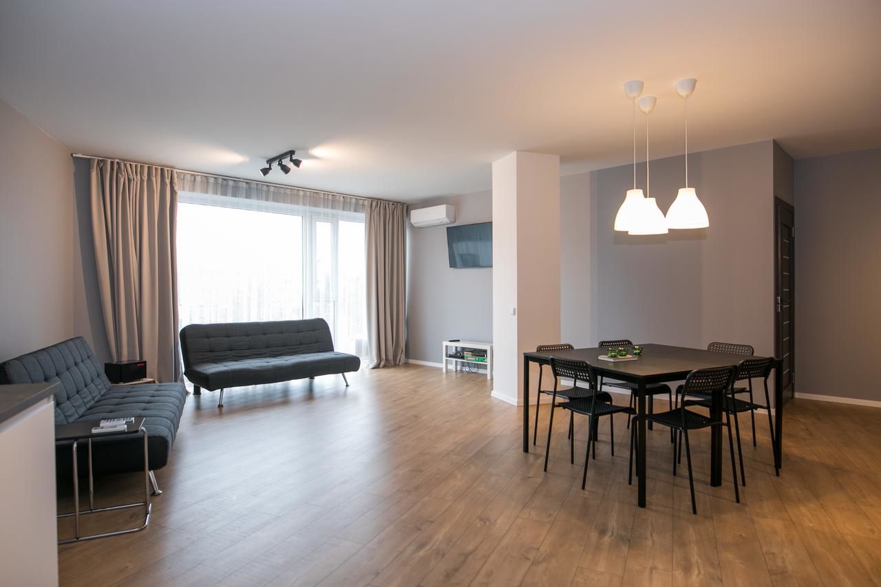 Апартаменты Spacious and sunny apartment in Birstonas center Бирштонас-4